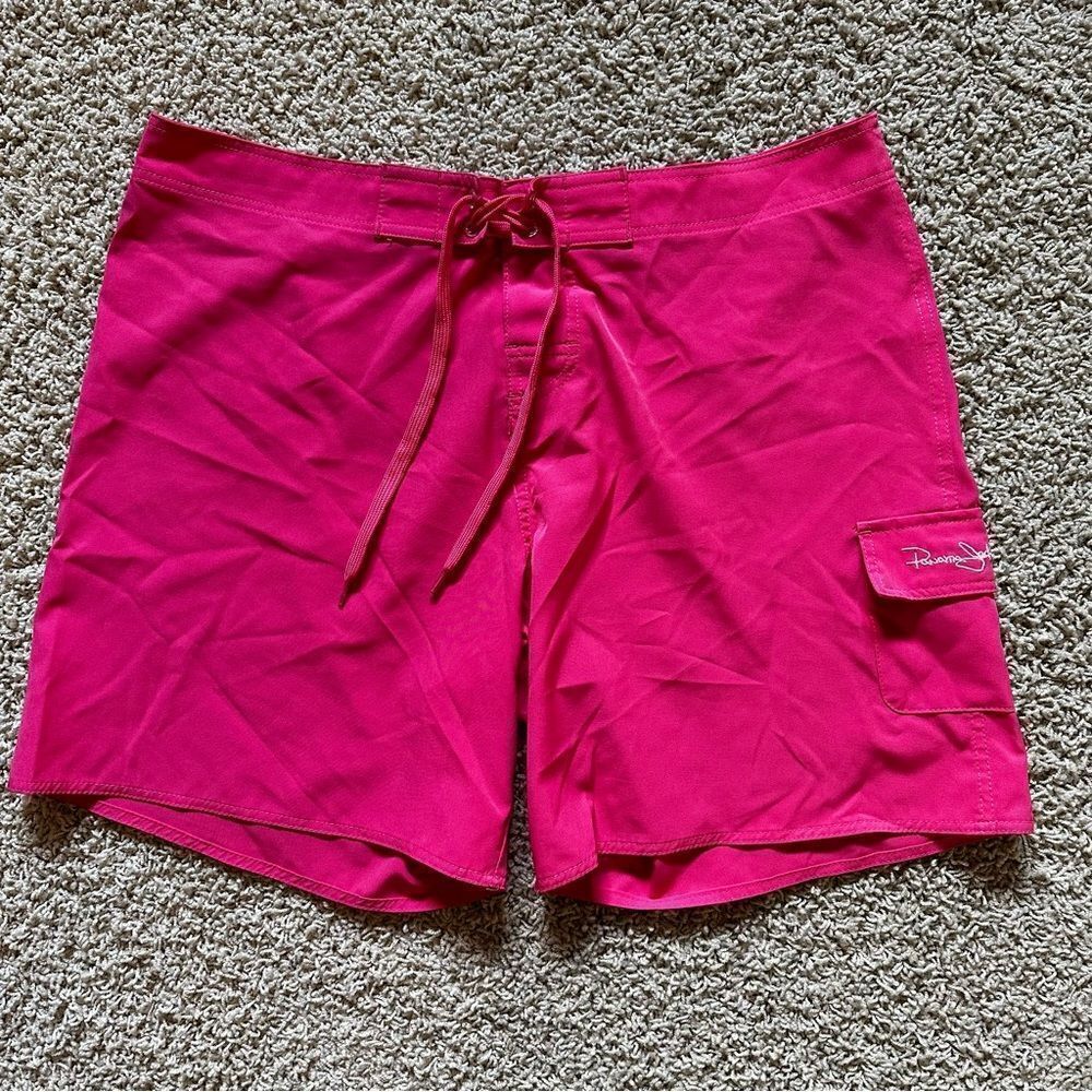 NWOT Panama Jack Mens Pink Swim Trunks Size L